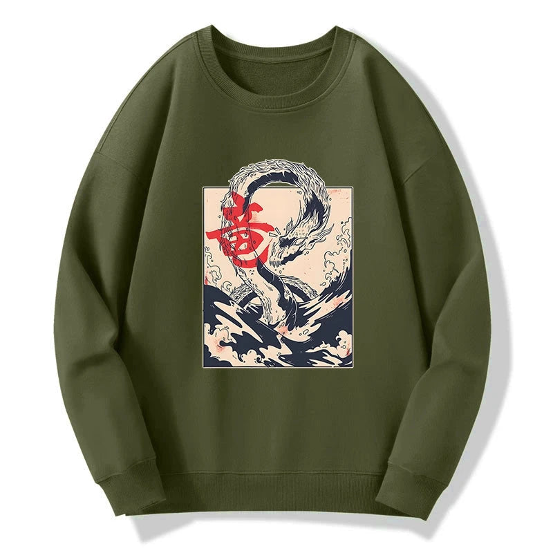 Sea Dragon Japanese Sweatshirt