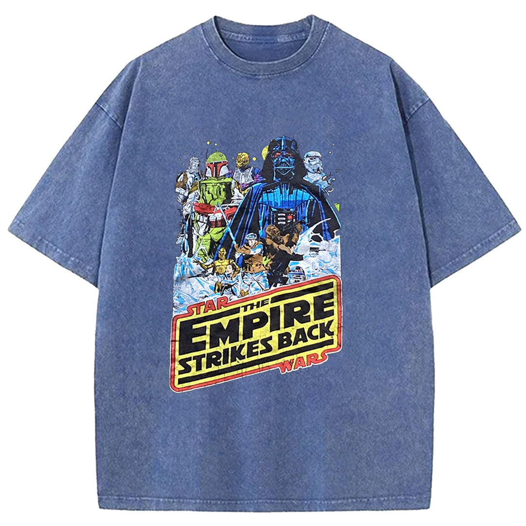 Star Wars Vintage Japanese Washed Crew Neck T-Shirt