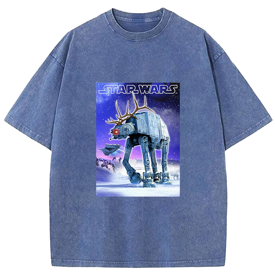 Star Wars Vintage Japanese Washed Crew Neck T-Shirt