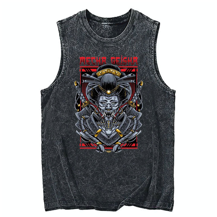 Mecha geisha Cotton Washed Tank