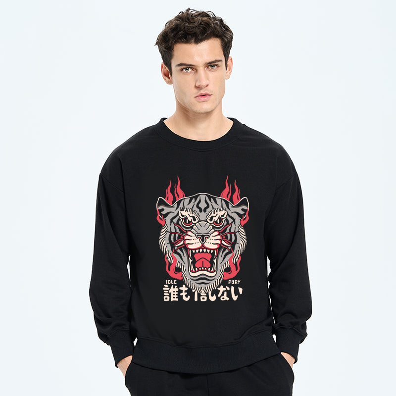Retro Tiger Japanese Sweatshirt