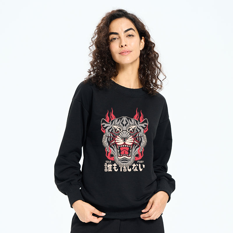 Retro Tiger Japanese Sweatshirt