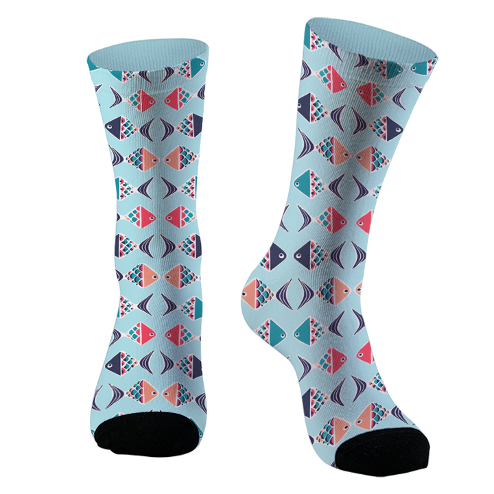 Colorful Fish Socks