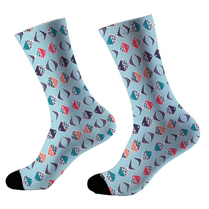Colorful Fish Socks
