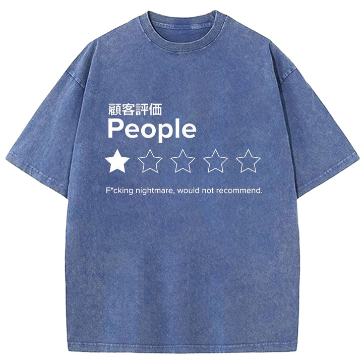 Customer Reviews Washed Crew Neck T-shirt