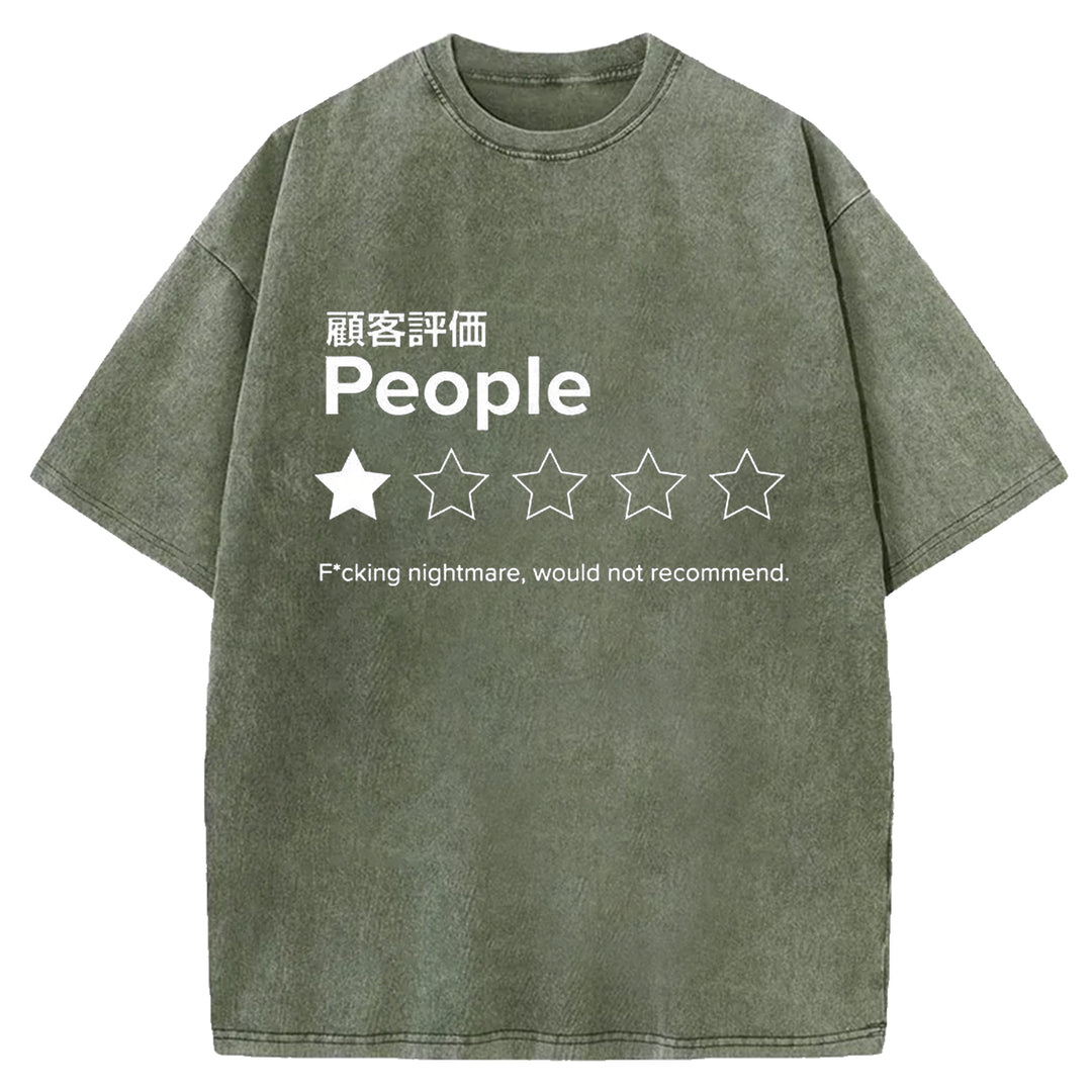 Customer Reviews Washed Crew Neck T-shirt
