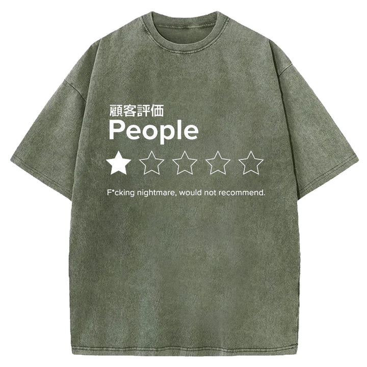 Customer Reviews Washed Crew Neck T-shirt