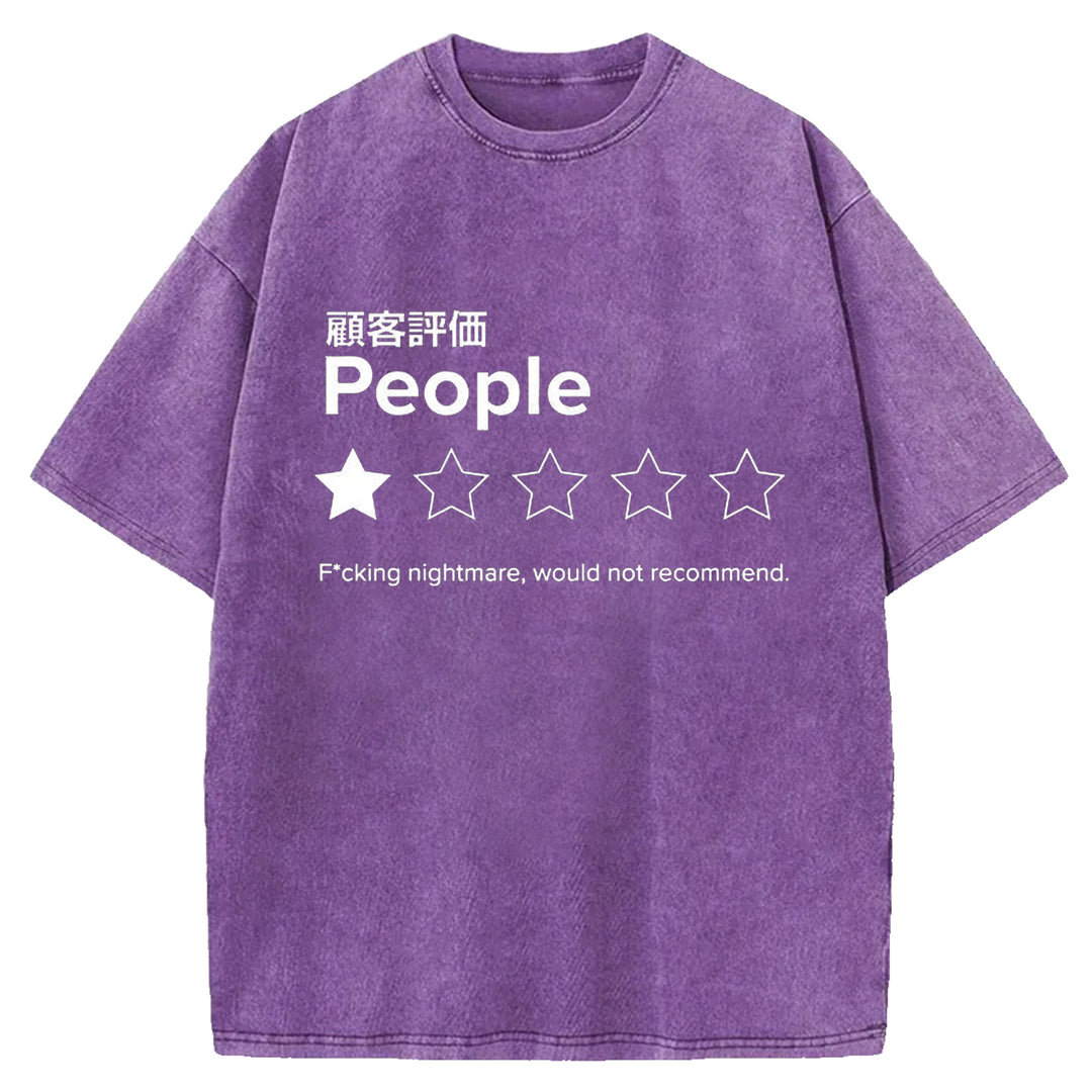Customer Reviews Washed Crew Neck T-shirt