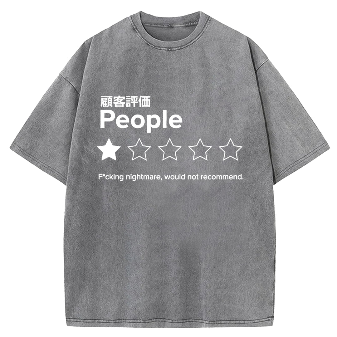 Customer Reviews Washed Crew Neck T-shirt