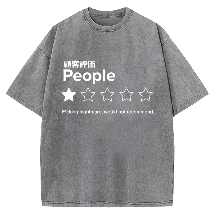 Customer Reviews Washed Crew Neck T-shirt