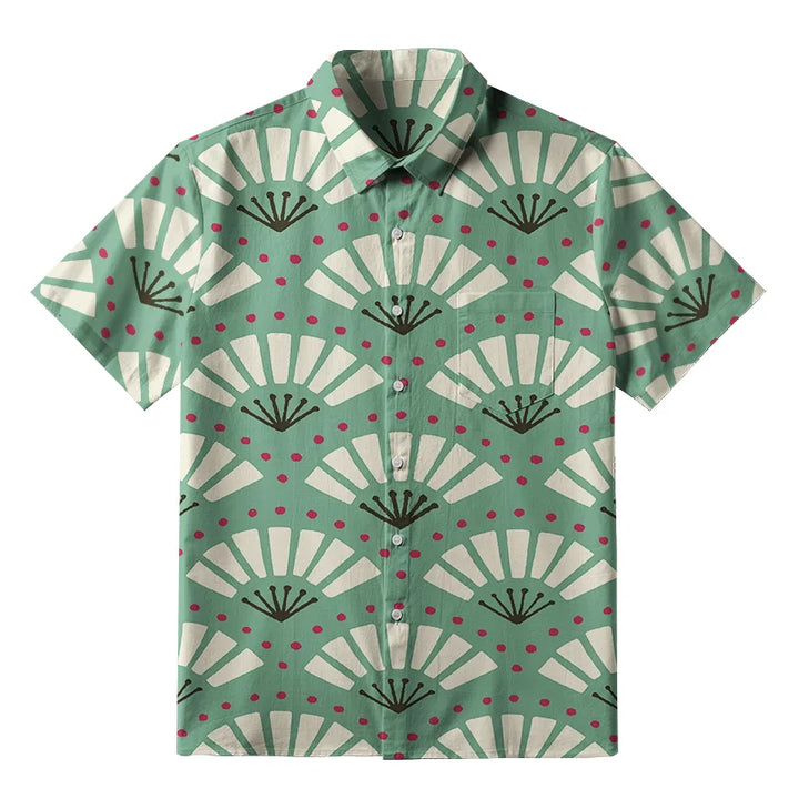 Japanese Fan Button-up Shirt