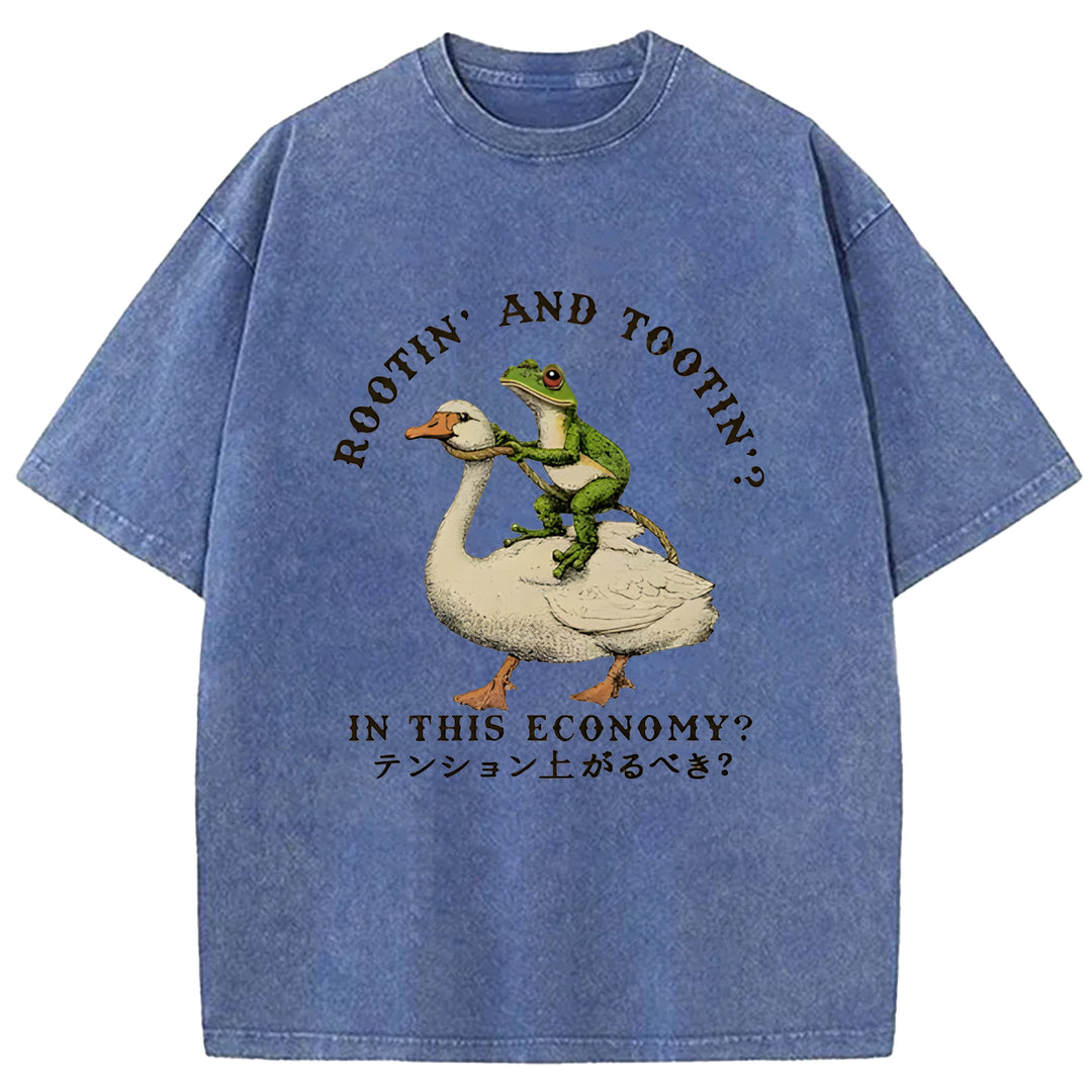 Should I Be Excited Vintage Washed Crew Neck T-Shirt