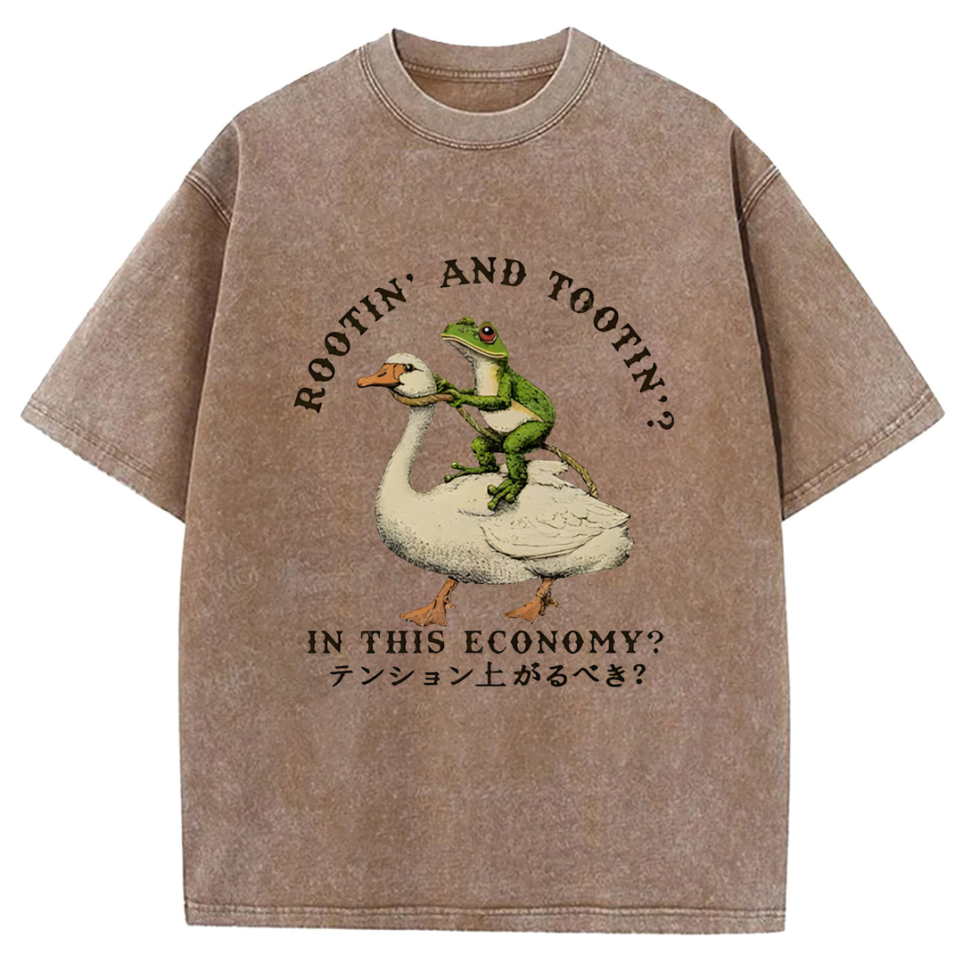 Should I Be Excited Vintage Washed Crew Neck T-Shirt
