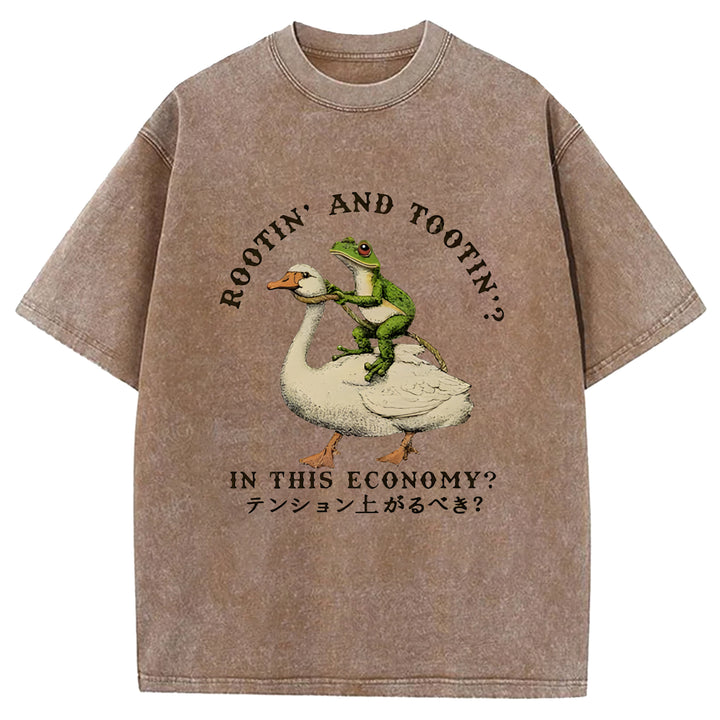 Should I Be Excited Vintage Washed Crew Neck T-Shirt