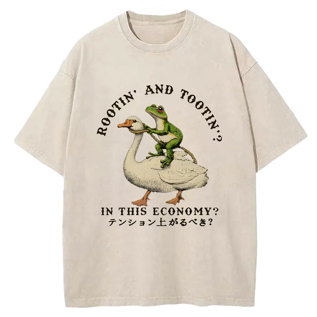Should I Be Excited Vintage Washed Crew Neck T-Shirt