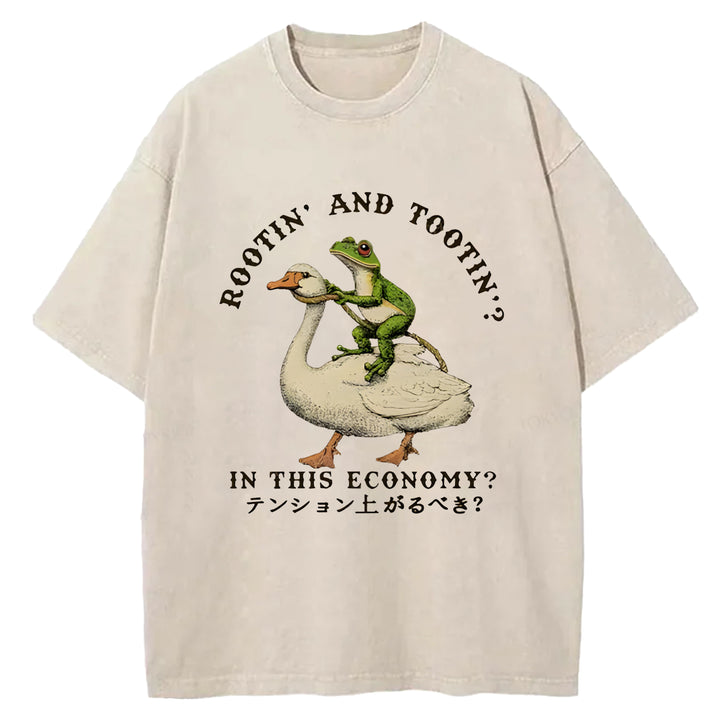 Should I Be Excited Vintage Washed Crew Neck T-Shirt