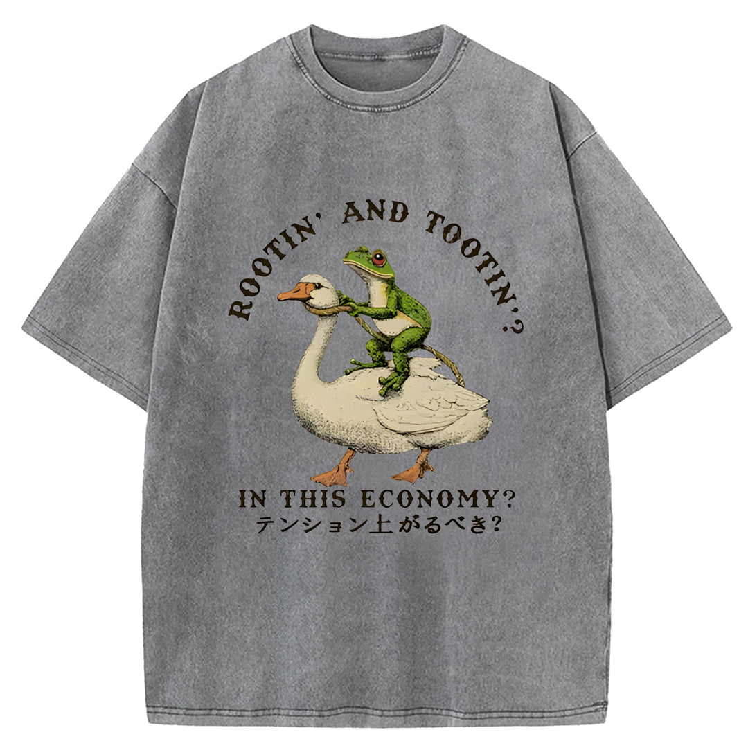 Should I Be Excited Vintage Washed Crew Neck T-Shirt