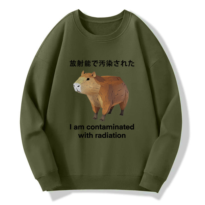 Capybara Contaminated By Radiation Sweatshirt
