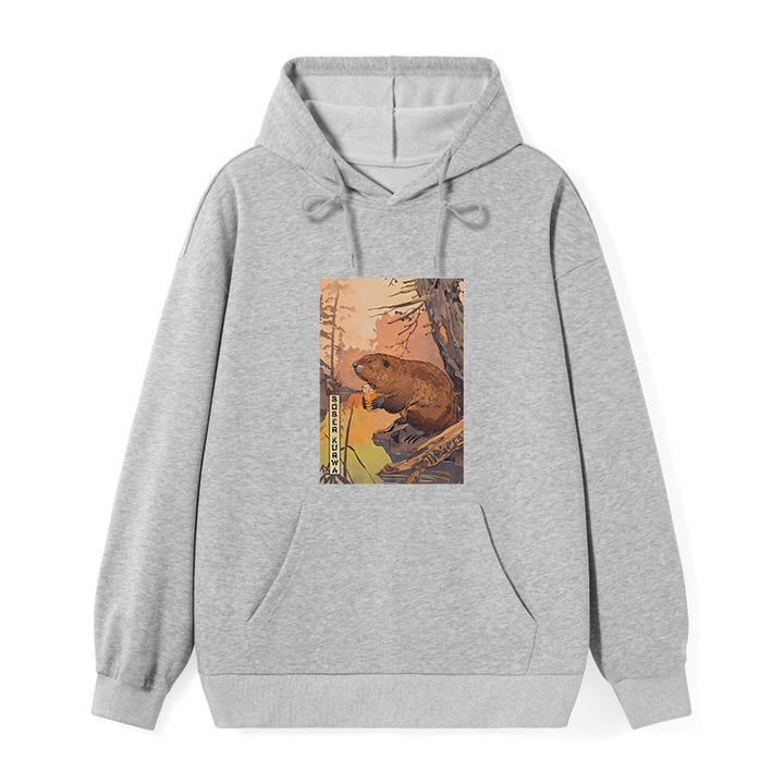 Beaver By The River Classic Hoodie