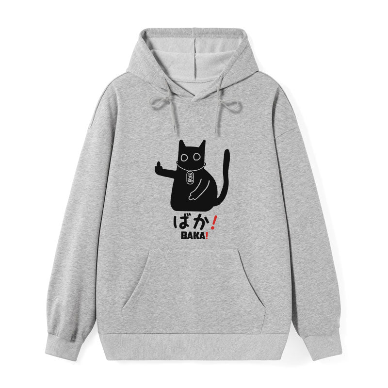 Japanese Baka Cat Classic Hoodie