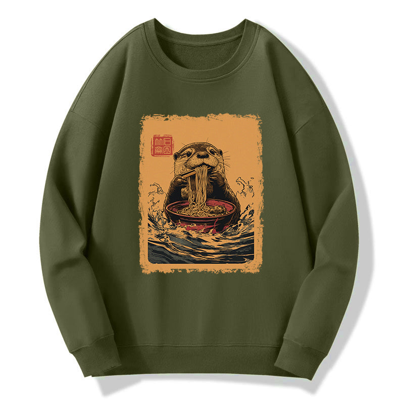 Ramen Lover Otter Sweatshirt