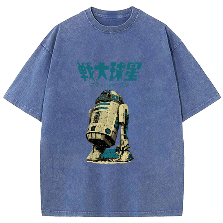 Star Wars Vintage Japanese Washed Crew Neck T-Shirt