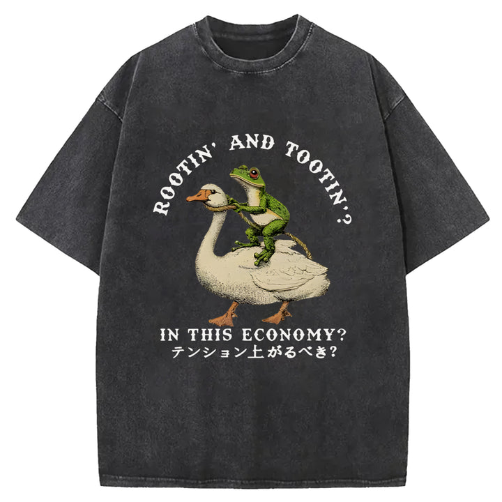 Should I Be Excited Vintage Washed Crew Neck T-Shirt
