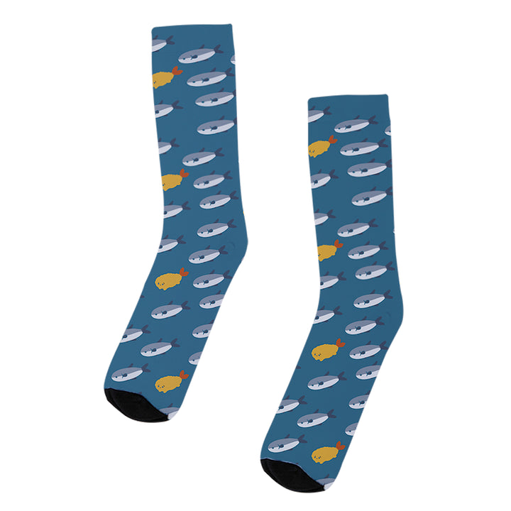 Small Fish And Fried Shrimp Socks