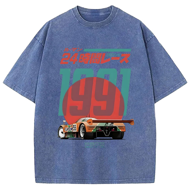 Mazda 787b Washed Crew Neck T-shirt