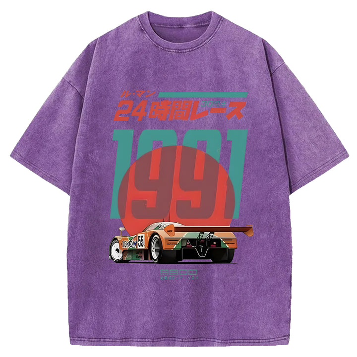 Mazda 787b Washed Crew Neck T-shirt