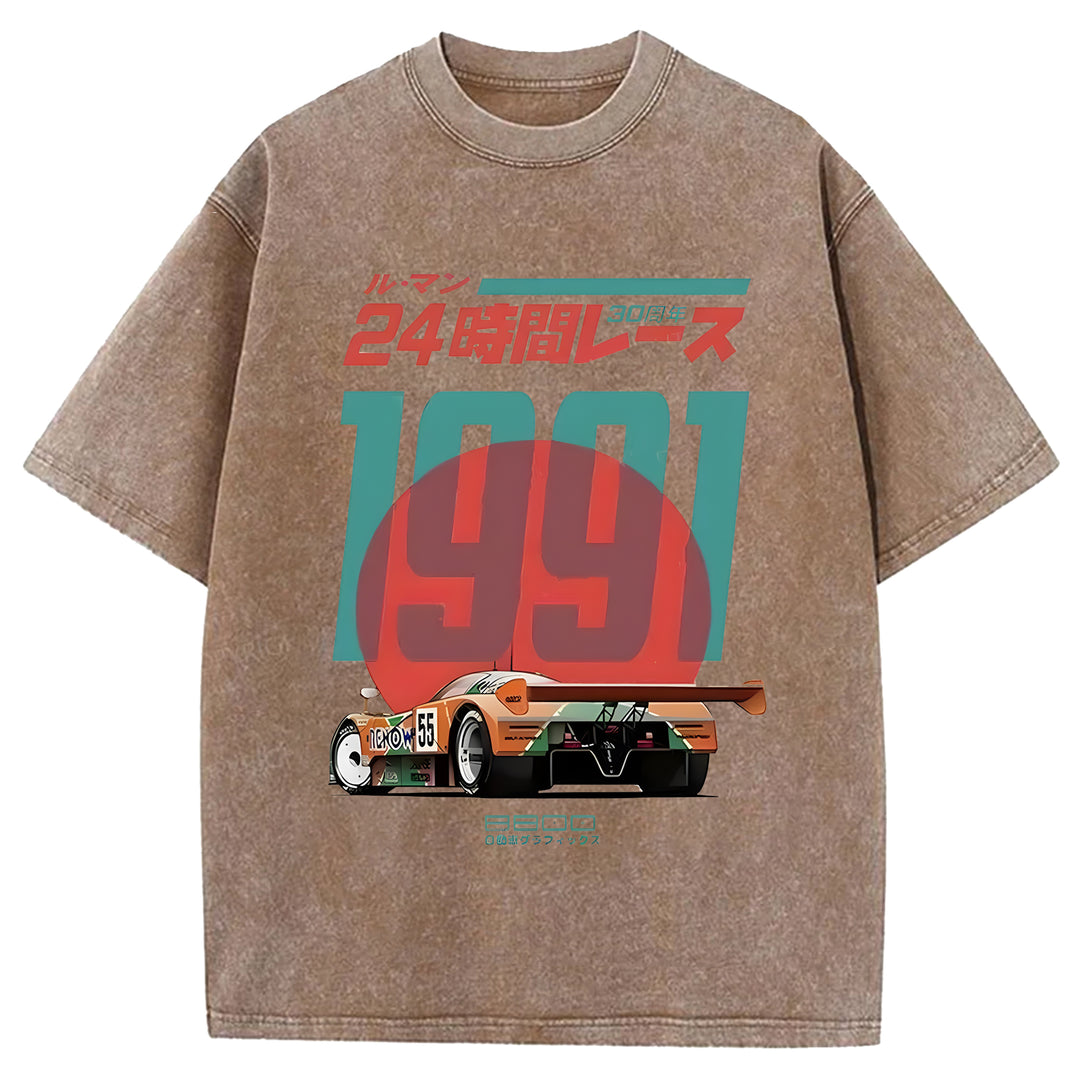 Mazda 787b Washed Crew Neck T-shirt