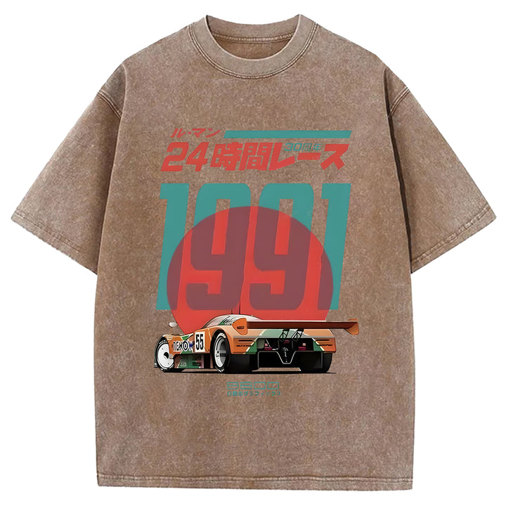 Mazda 787b Washed Crew Neck T-shirt