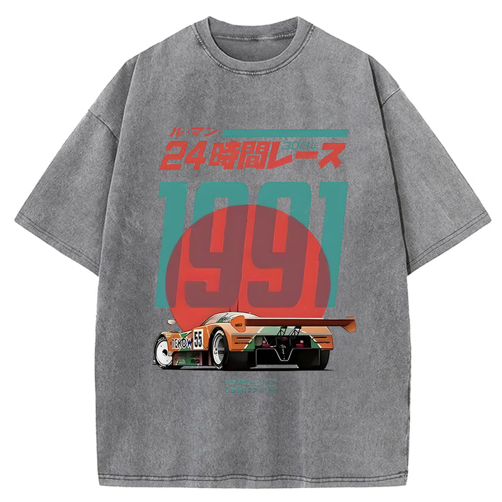 Mazda 787b Washed Crew Neck T-shirt