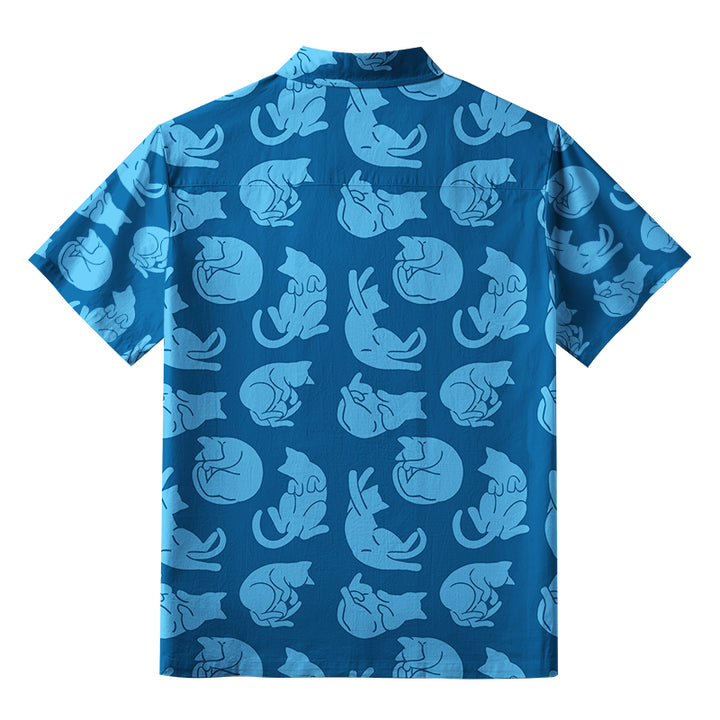 Cats In Different Actions Aloha Hawaiian Shirt