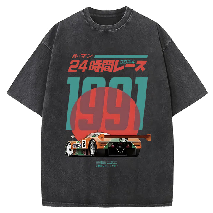 Mazda 787b Washed Crew Neck T-shirt