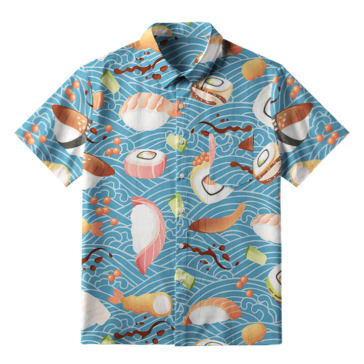 Yummy Sushi Button-up Shirt
