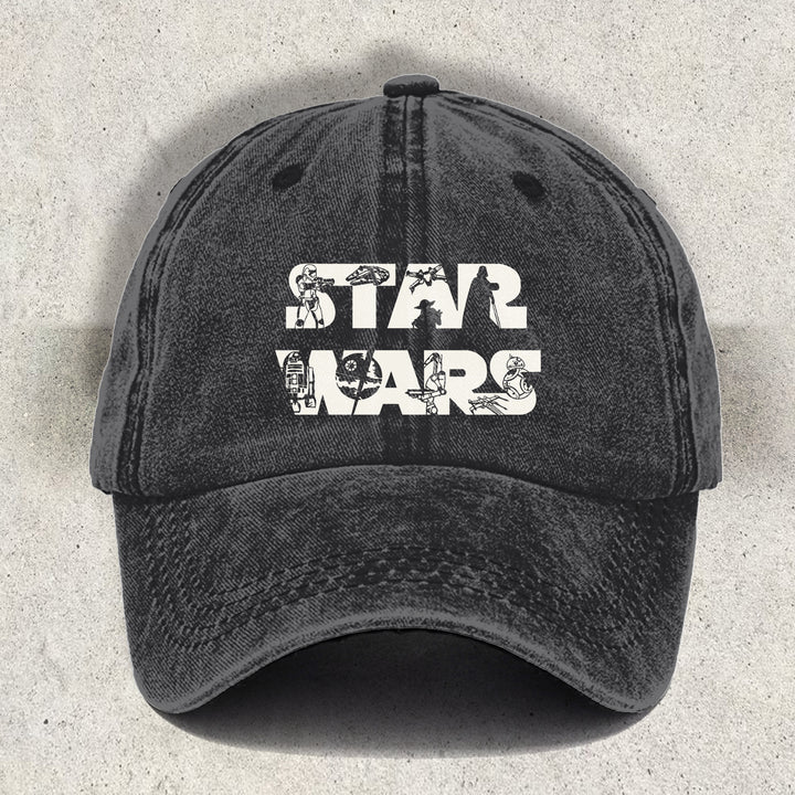 Star Wars Vintage Japanese Design Washed Cap