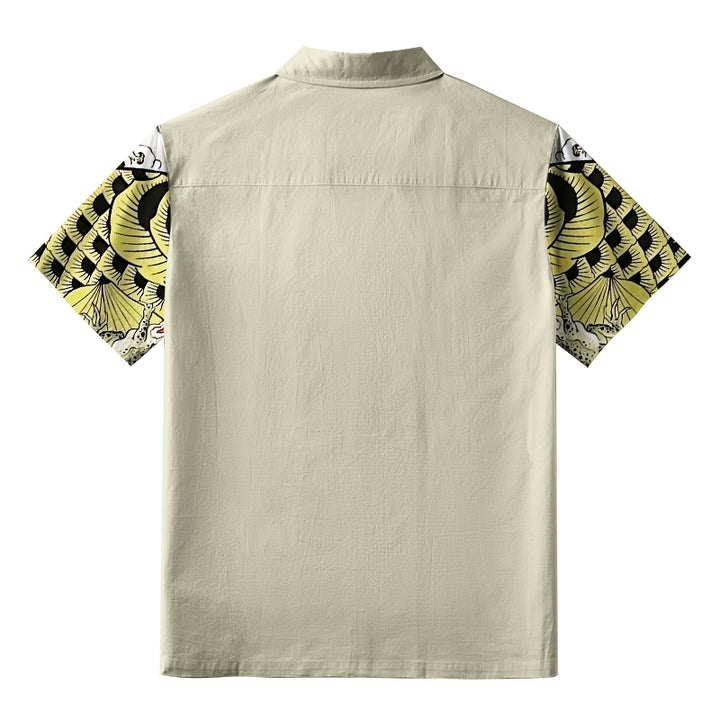 Funny Frog Riding Koi Aloha Hawaiian Shirt