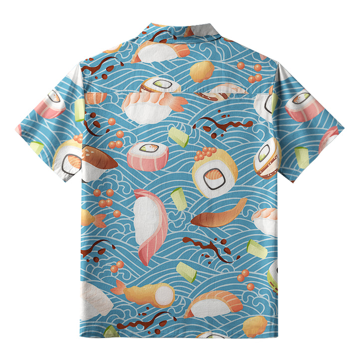 Yummy Sushi Button-up Shirt