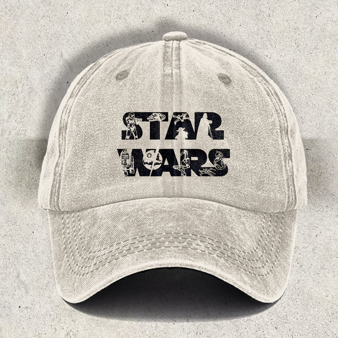 Star Wars Vintage Japanese Design Washed Cap