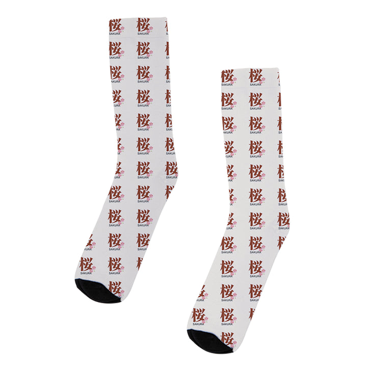 Japanese Sakura Kanji Socks