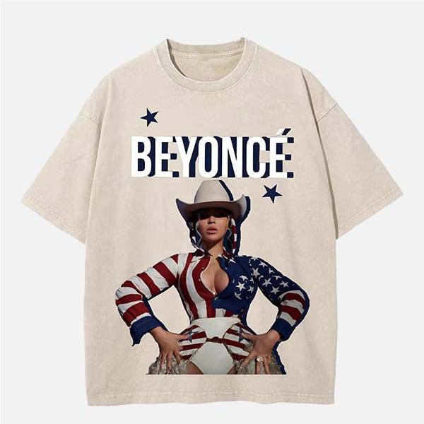 Beyonce Vintage Washed Crew Neck T-Shirt