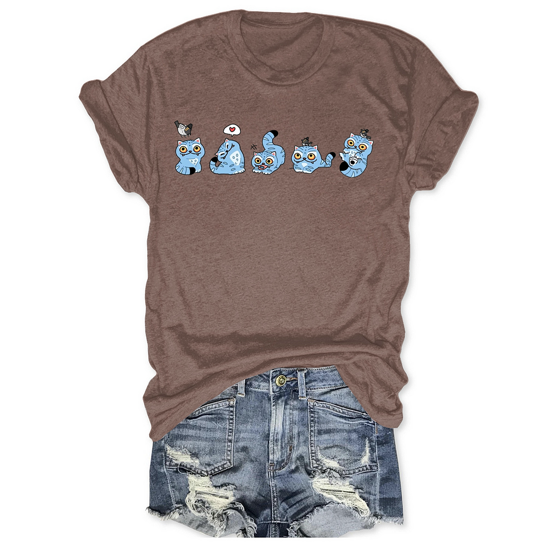 Kpop Demon Hunters Tiger Crew Neck T-shirt