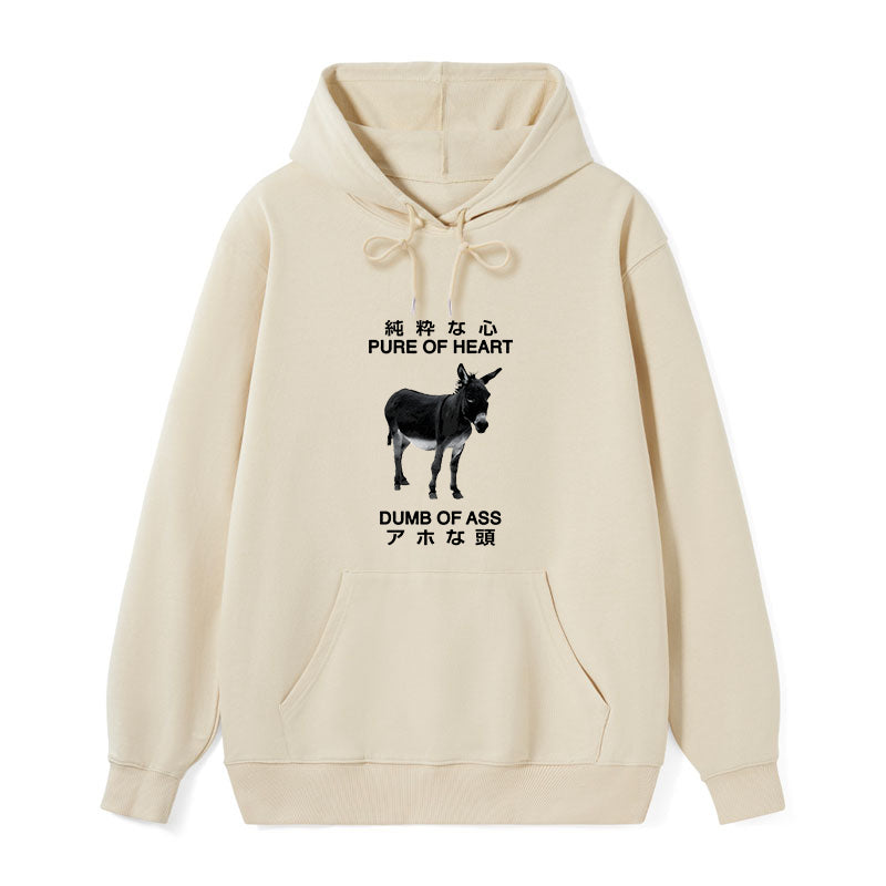 Pure Of Heart Dumb Of Ass Classic Hoodie