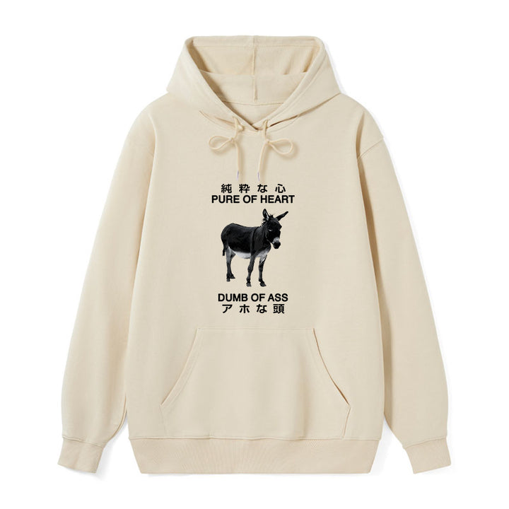 Pure Of Heart Dumb Of Ass Classic Hoodie