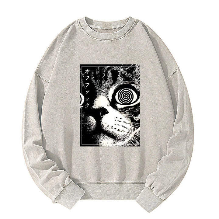 Scary Cat Japan Washed Sweatshirt