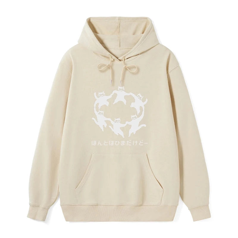Leisure Cats Japanese Classic Hoodie
