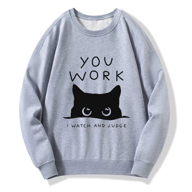 A Cat That Spies Sweatshirt