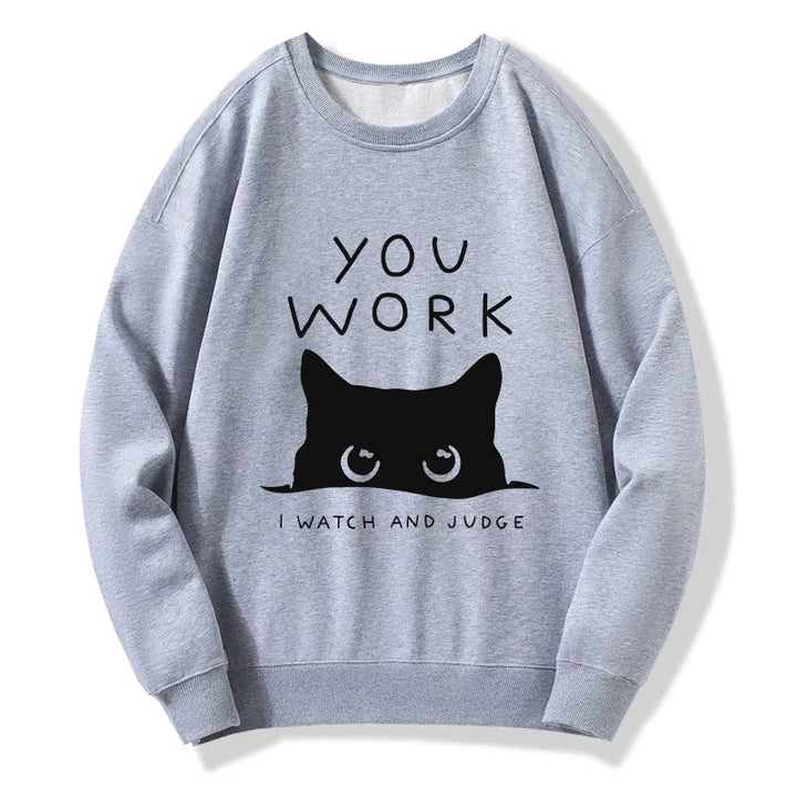 A Cat That Spies Sweatshirt