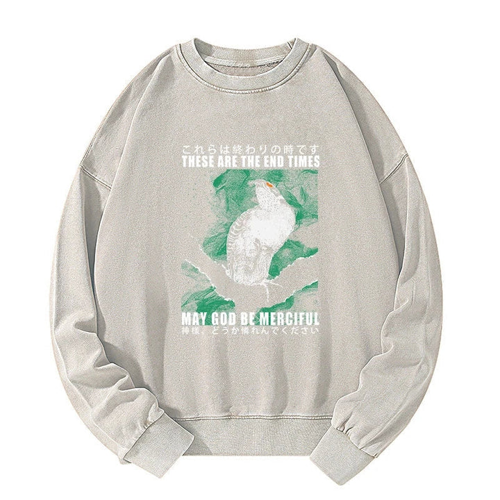 These Are The End Bird Washed Sweatshirt
